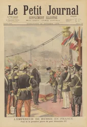 Besuch von Zar Nikolaus II. in Frankreich